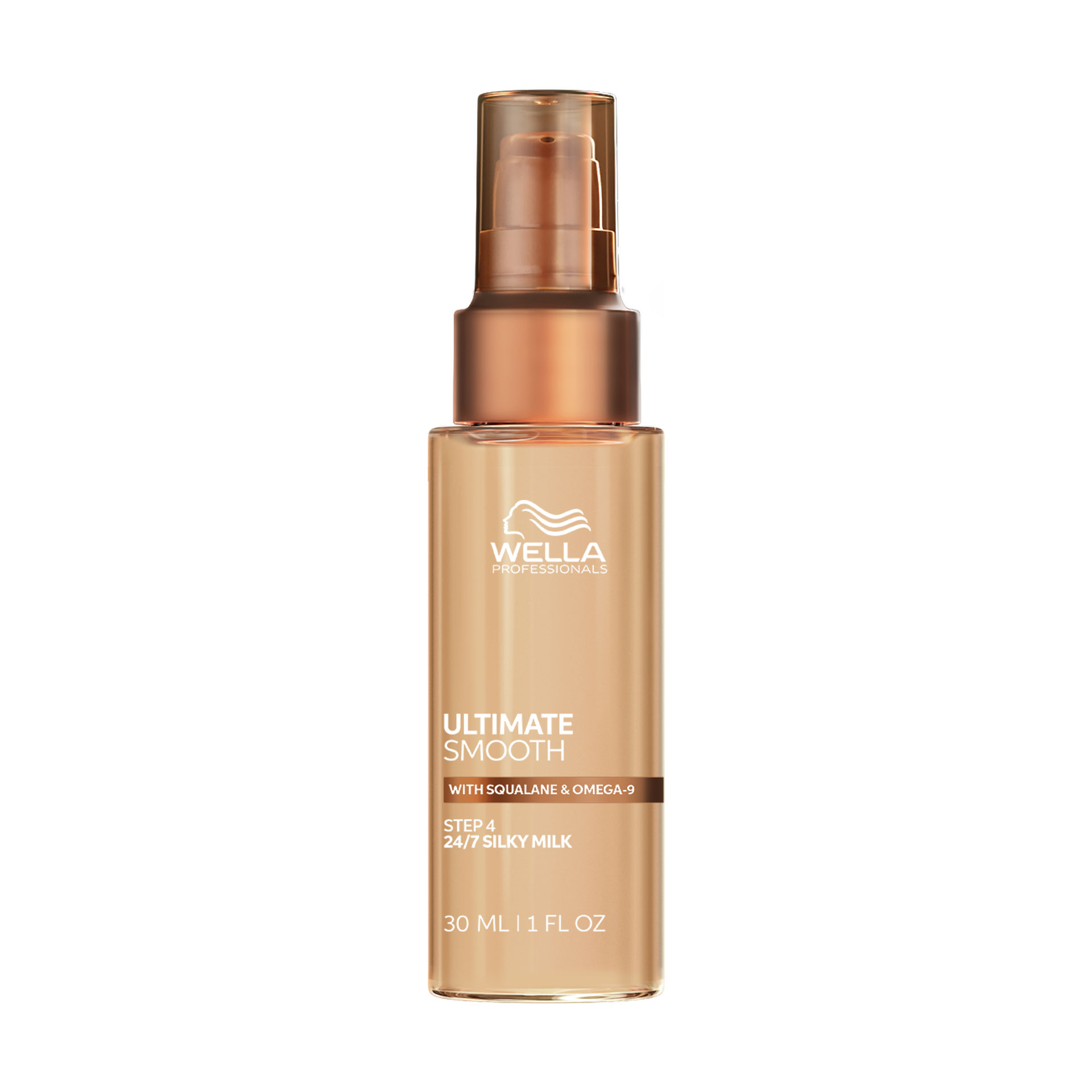 Термозахисне молочко для волосся Wella Professionals Ultimate Smooth Silky Milk з захистом від UV-випромінювання, 30 мл