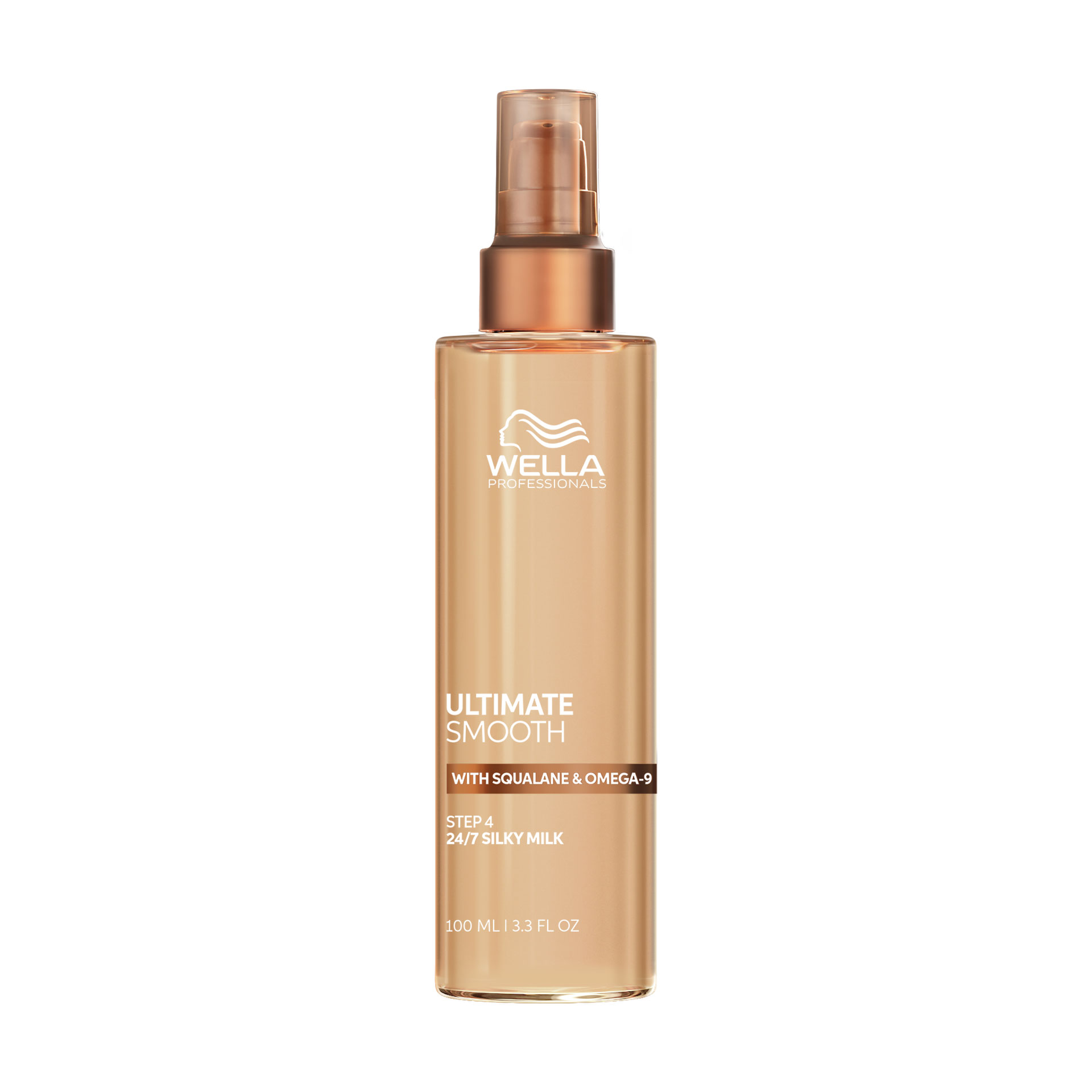 Термозахисне молочко для волосся Wella Professionals Ultimate Smooth Silky Milk з захистом від UV-випромінювання, 100 мл